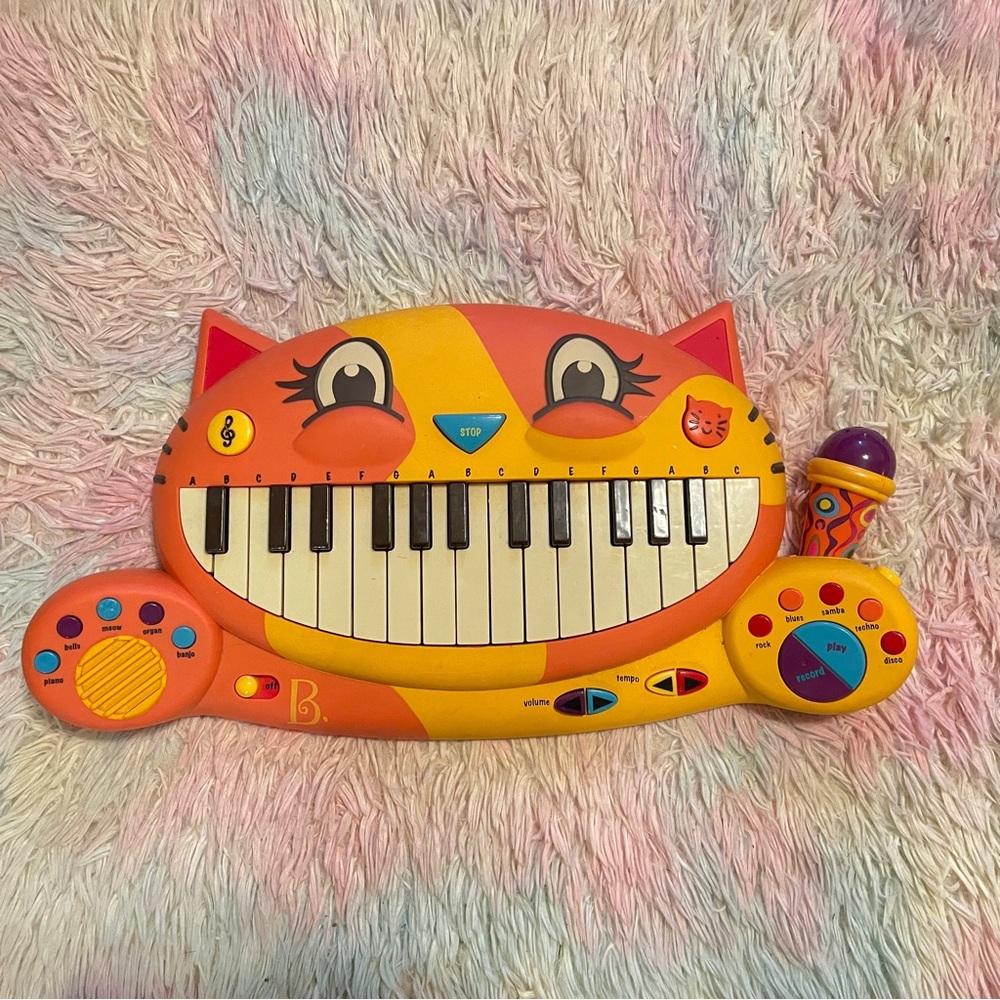 Colorful Cat Keyboard Toy